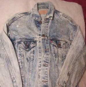 Vintage levi denim stone washed jacket